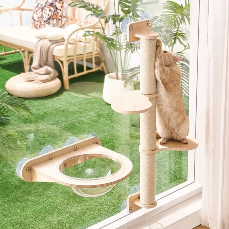 Cat Window Perch - Подставка-лежанка для кошек на окно с
