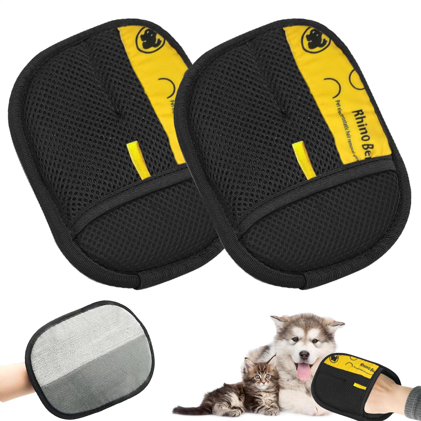 Pet Grooming Glove - 1 пара перчаток для удаления статического