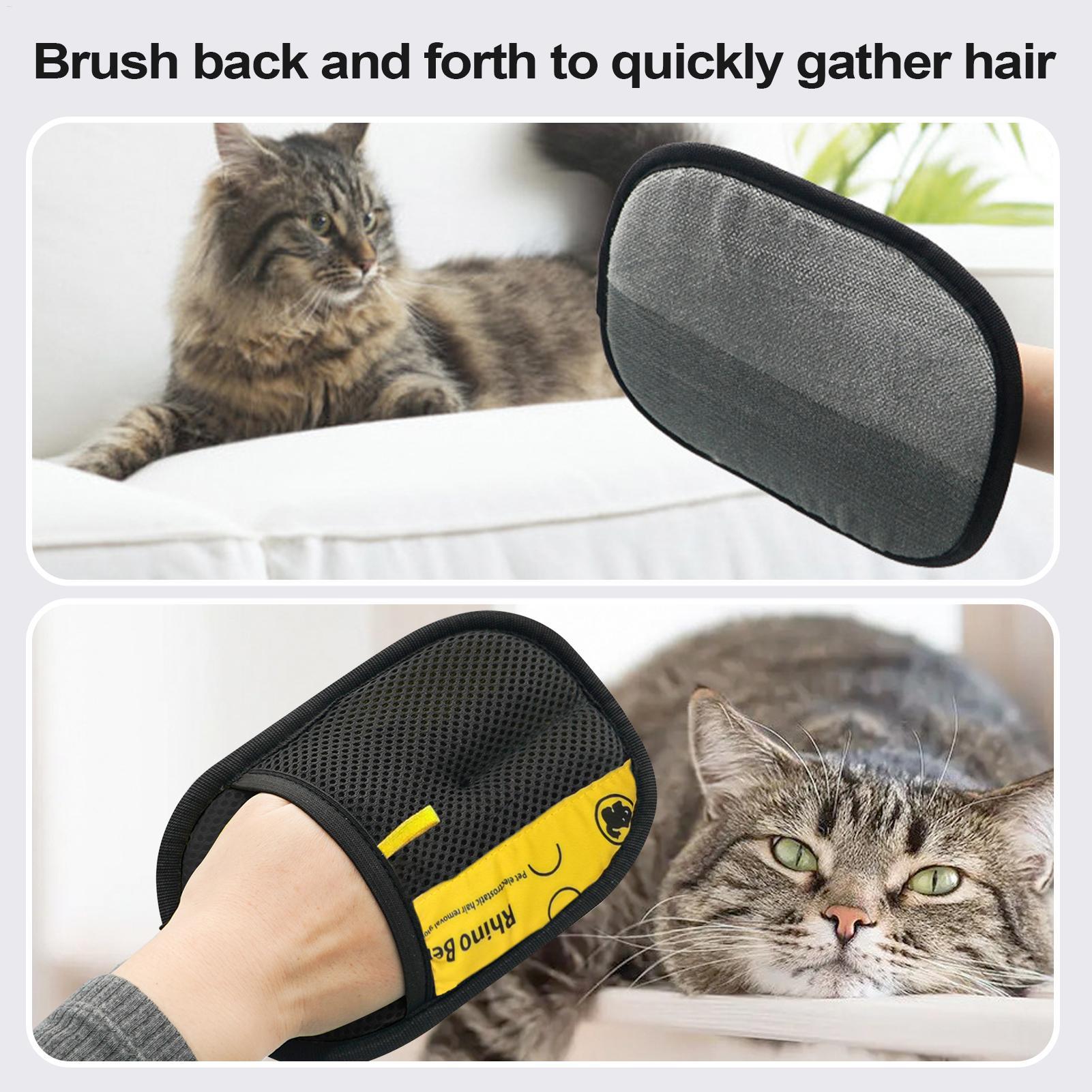 2 шт. перчатки для груминга ко – обзор и цена Pet Grooming Glove