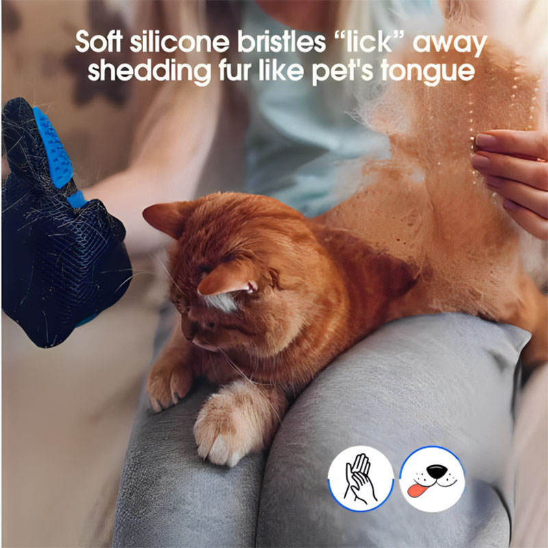 Перчатка-щетка для удаления ше – обзор и цена Pet Grooming Glove