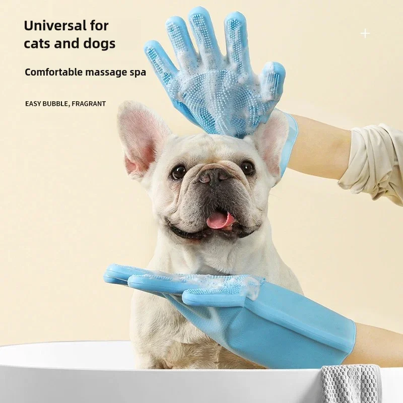 Перчатки для груминга и чистки – обзор и цена Pet Grooming Glove