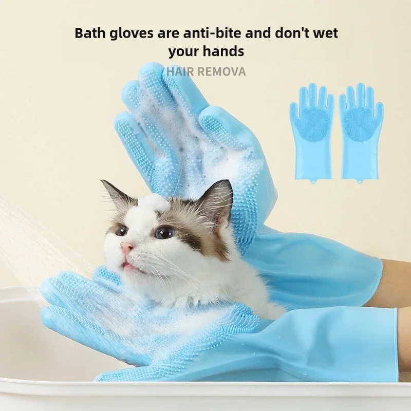 Перчатки для груминга и чистки – обзор и цена Pet Grooming Glove