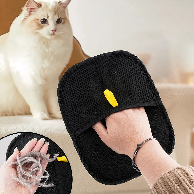 Новый инструмент для удаления  – обзор и цена Pet Grooming Glove