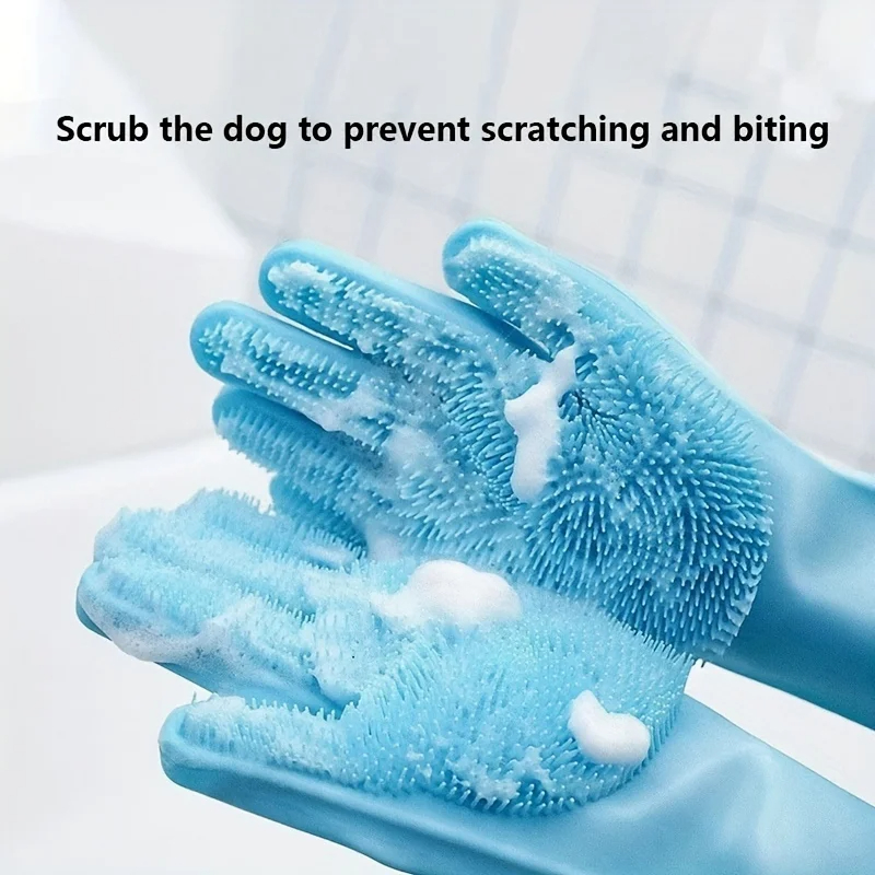 Многофункциональные силиконовы – обзор и цена Pet Grooming Glove