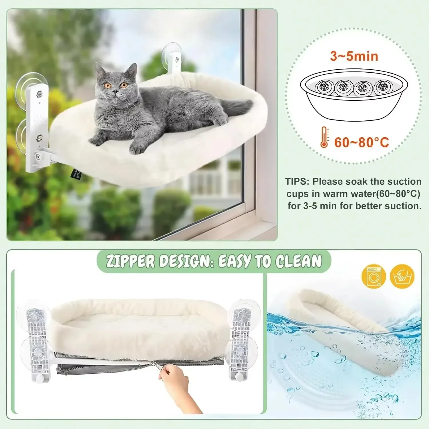 Подвесная лежанка-гамак для ко – обзор и цена Cat Window Perch