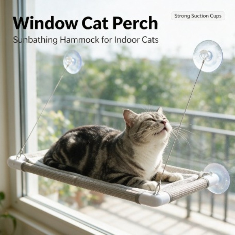 Прочная оконная подвесная лежа – обзор и цена Cat Window Perch